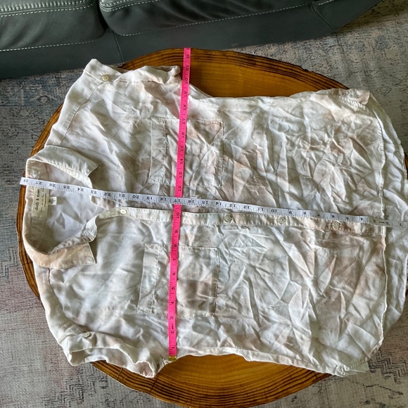 Anthropologie Cloth and Stone button up neutral - Picture 6 of 8